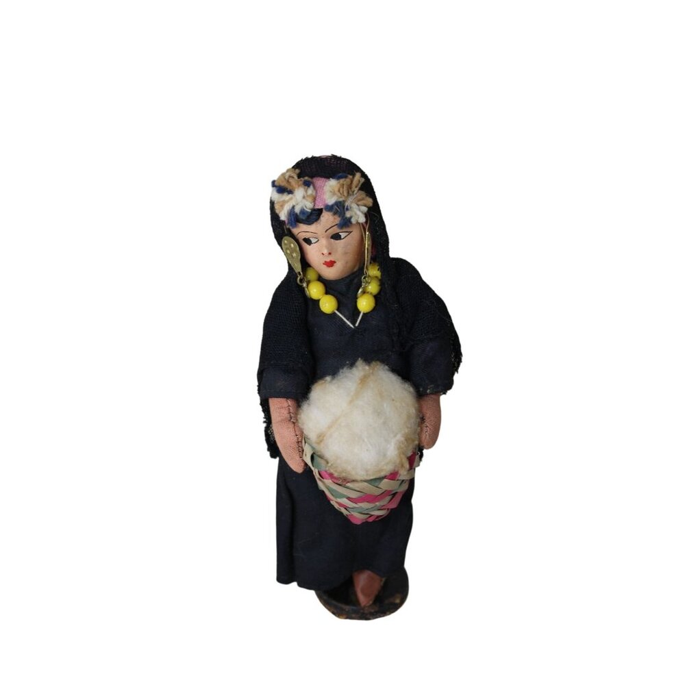 Vintage Egyptian Doll Souvenir Tourist Woman 91458
